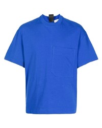 T-shirt à col rond bleu Zilver