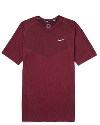 T-shirt à col rond bordeaux Nike