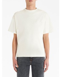 T-shirt à col rond brodé beige Etro
