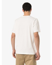 T-shirt à col rond brodé blanc Missoni