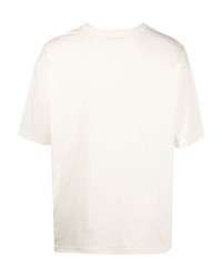 T-shirt à col rond brodé blanc Vans