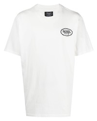 T-shirt à col rond brodé blanc MJB Marc Jacques Burton