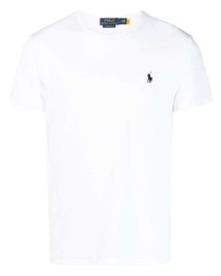 T-shirt à col rond brodé blanc Polo Ralph Lauren