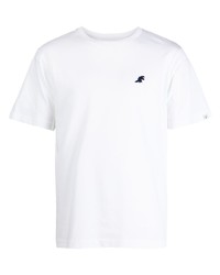 T-shirt à col rond brodé blanc SPORT b. by agnès b.