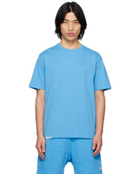 T-shirt à col rond brodé bleu clair AAPE BY A BATHING APE