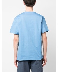 T-shirt à col rond brodé bleu clair Carhartt WIP