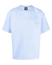 T-shirt à col rond brodé bleu clair J.Press