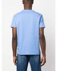 T-shirt à col rond brodé bleu clair Polo Ralph Lauren