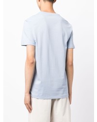 T-shirt à col rond brodé bleu clair Polo Ralph Lauren