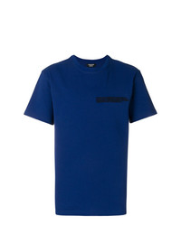 T-shirt à col rond brodé bleu marine Calvin Klein 205W39nyc