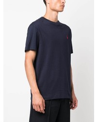 T-shirt à col rond brodé bleu marine Polo Ralph Lauren