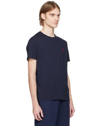 T-shirt à col rond brodé bleu marine Polo Ralph Lauren