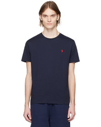 T-shirt à col rond brodé bleu marine Polo Ralph Lauren