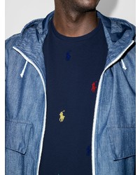 T-shirt à col rond brodé bleu marine Polo Ralph Lauren