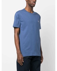 T-shirt à col rond brodé bleu Polo Ralph Lauren