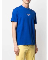 T-shirt à col rond brodé bleu Polo Ralph Lauren