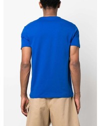 T-shirt à col rond brodé bleu Polo Ralph Lauren