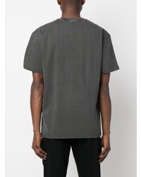 T-shirt à col rond brodé gris foncé Carhartt WIP