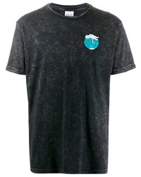 T-shirt à col rond brodé gris foncé RIPNDIP