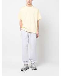 T-shirt à col rond brodé jaune adidas
