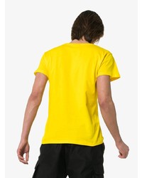 T-shirt à col rond brodé jaune Nasaseasons