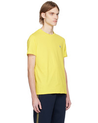 T-shirt à col rond brodé jaune Polo Ralph Lauren