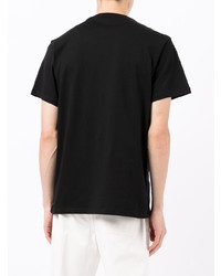 T-shirt à col rond brodé noir Loewe