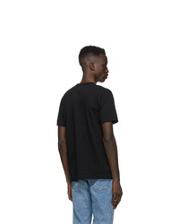 T-shirt à col rond brodé noir Comme Des Garcons Play