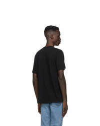 T-shirt à col rond brodé noir Comme Des Garcons Play