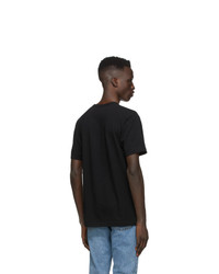 T-shirt à col rond brodé noir Comme Des Garcons Play