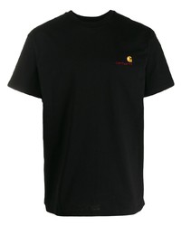 T-shirt à col rond brodé noir Carhartt WIP