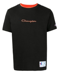 T-shirt à col rond brodé noir Carhartt WIP