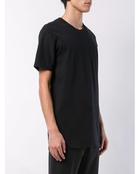 T-shirt à col rond brodé noir 11 By Boris Bidjan Saberi