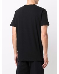 T-shirt à col rond brodé noir DSQUARED2