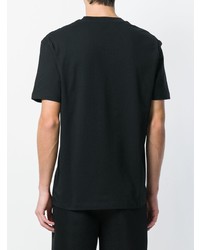 T-shirt à col rond brodé noir McQ Alexander McQueen