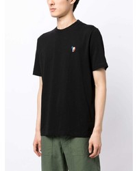 T-shirt à col rond brodé noir PS Paul Smith