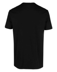 T-shirt à col rond brodé noir Dolce & Gabbana