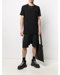 T-shirt à col rond brodé noir Rick Owens DRKSHDW