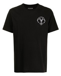 T-shirt à col rond brodé noir True Religion