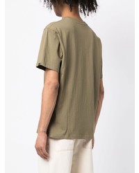 T-shirt à col rond brodé olive This Is Never That