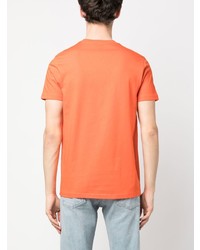 T-shirt à col rond brodé orange PS Paul Smith