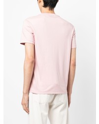 T-shirt à col rond brodé rose Polo Ralph Lauren