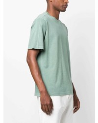 T-shirt à col rond brodé vert menthe Paul Smith