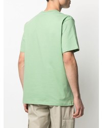 T-shirt à col rond brodé vert menthe Carhartt WIP