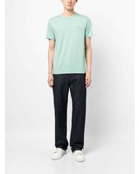 T-shirt à col rond brodé vert menthe Polo Ralph Lauren