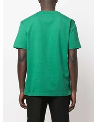 T-shirt à col rond brodé vert Puma