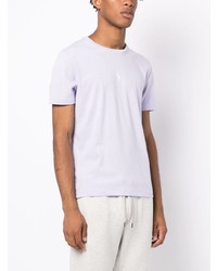 T-shirt à col rond brodé violet clair Polo Ralph Lauren