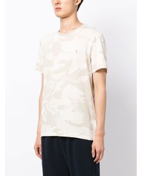 T-shirt à col rond camouflage beige Polo Ralph Lauren