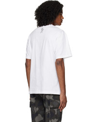 T-shirt à col rond camouflage blanc Billionaire Boys Club