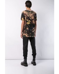 T-shirt à col rond camouflage marron 11 By Boris Bidjan Saberi